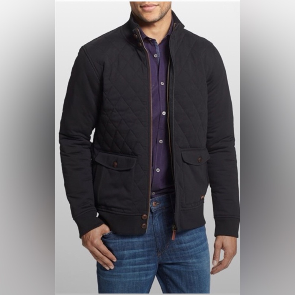 Ted Baker London Black Quiltin Quilted Jacket